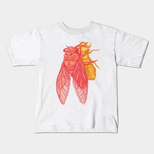 Pink Cicada Kids T-Shirt